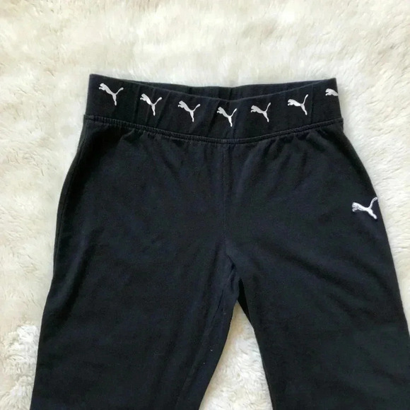 Puma  Girls Black Capri Pants Size Medium - Picture 4 of 15